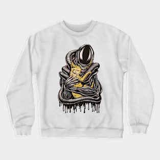 Alien and cat 88046 Crewneck Sweatshirt